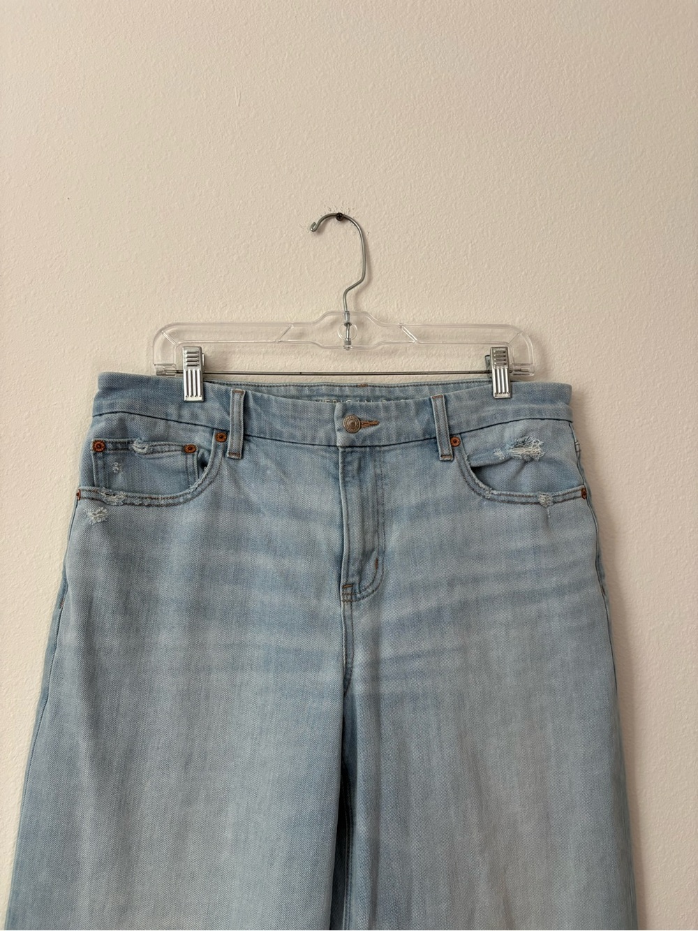American Eagle Women’s Curvy High-Waisted Stovepipe Jean Cool Classic Size 12L - Picture 5 of 9